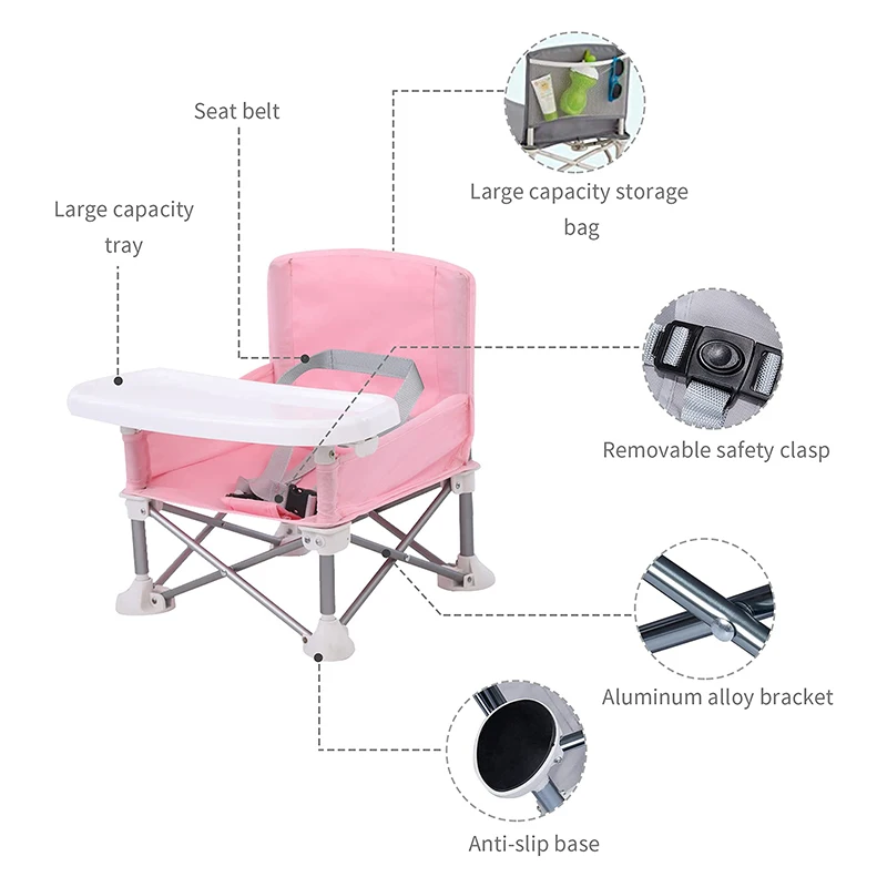 Kids Outdoor Lawn Chair - Seggiolino Rialzato Portatile per Bambini, Sedia