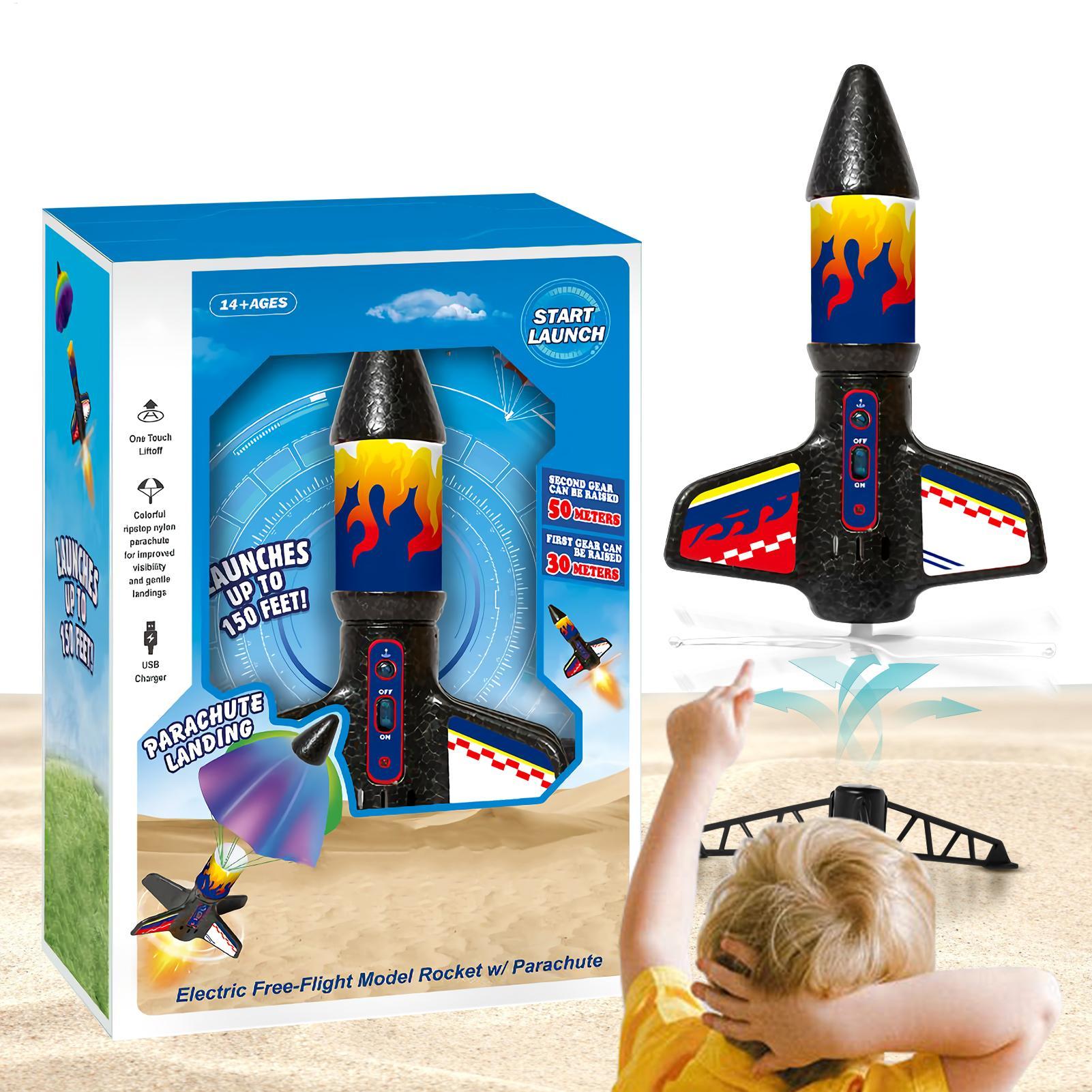 Kids Outdoor Learning Activities - Giocattolo a razzo per bambini Lanciando