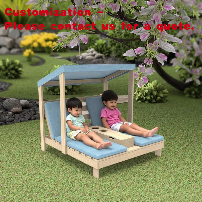Kids Outdoor Lounge Furniture - personalizzato. Divano pieghevole da esterno in
