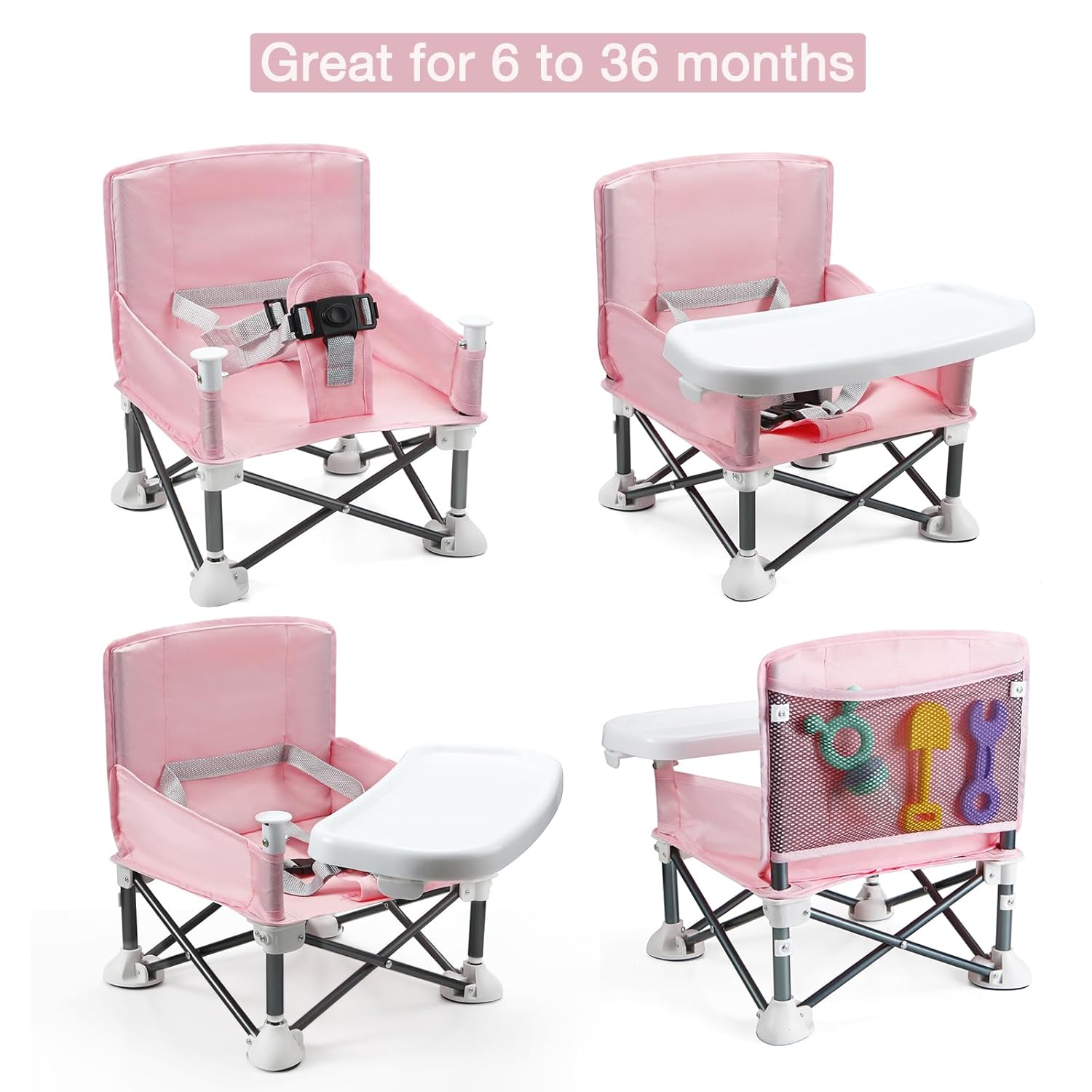 Kids Outdoor Lawn Chair - Seggiolino portatile da viaggio compatto pieghevole