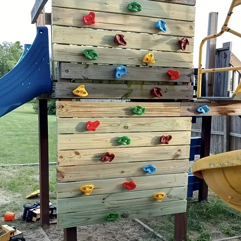Kids Outdoor Climbing Structure - Pietre per Arrampicata per Bambini, Appigli
