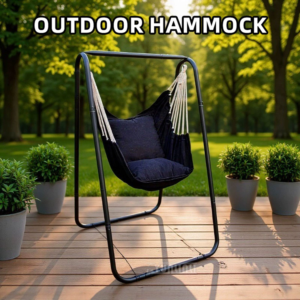 Kids Outdoor Hammock Swing - Sedia sospesa con supporto per amaca,