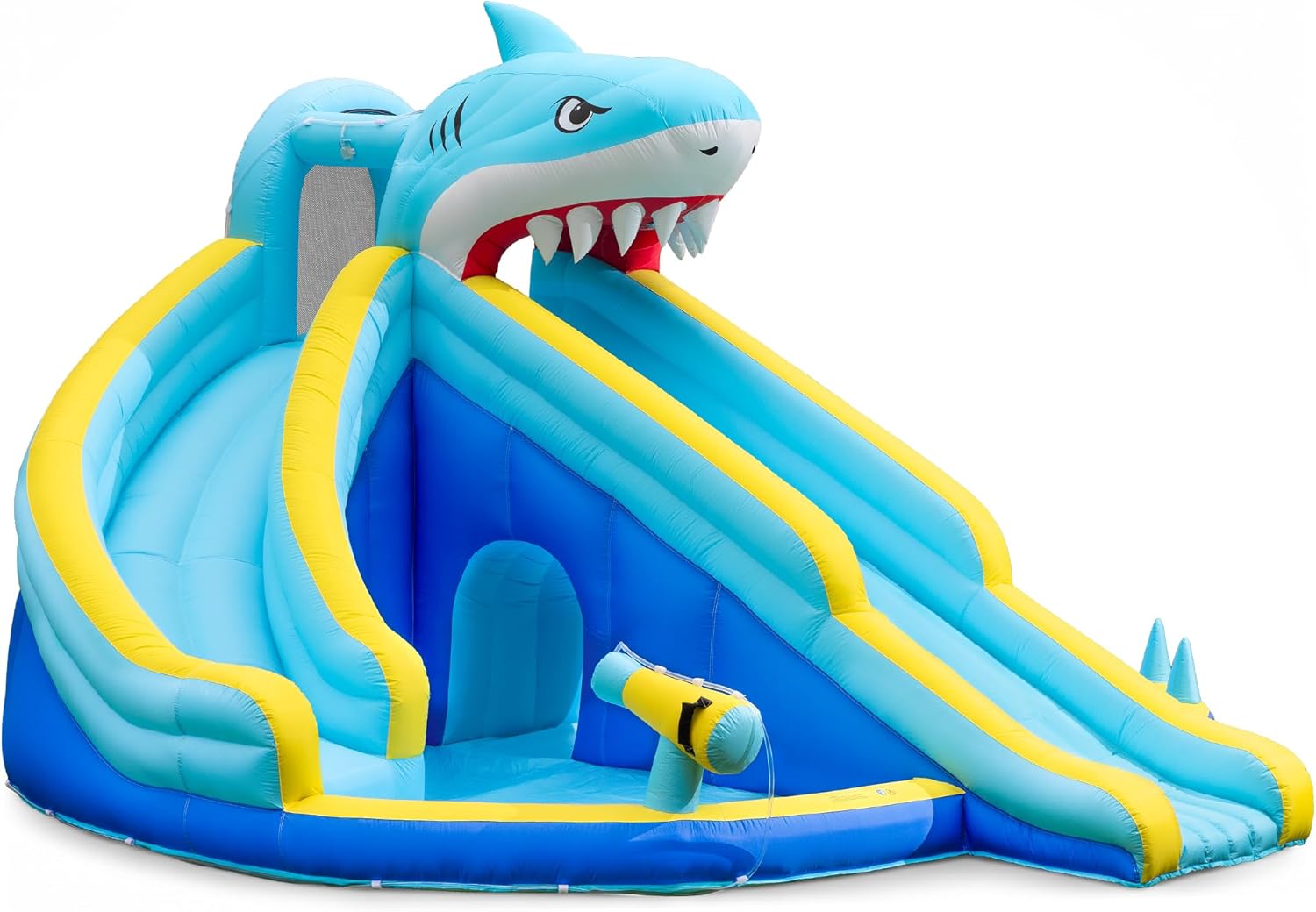 Kids Outdoor House With Slide - Scivolo d'Acqua Gonfiabile per Bambini da