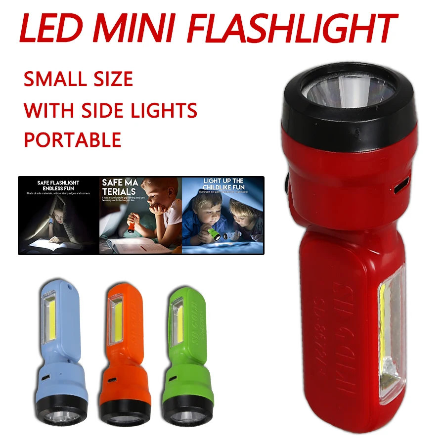 Kids Outdoor Lights - Mini torcia per bambini COB +