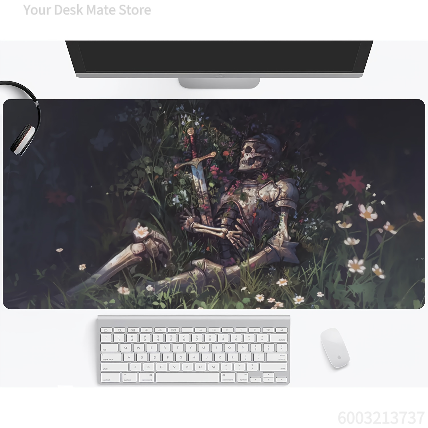 Bubble Sword Wand - Tappetino per mouse con cavaliere medievale