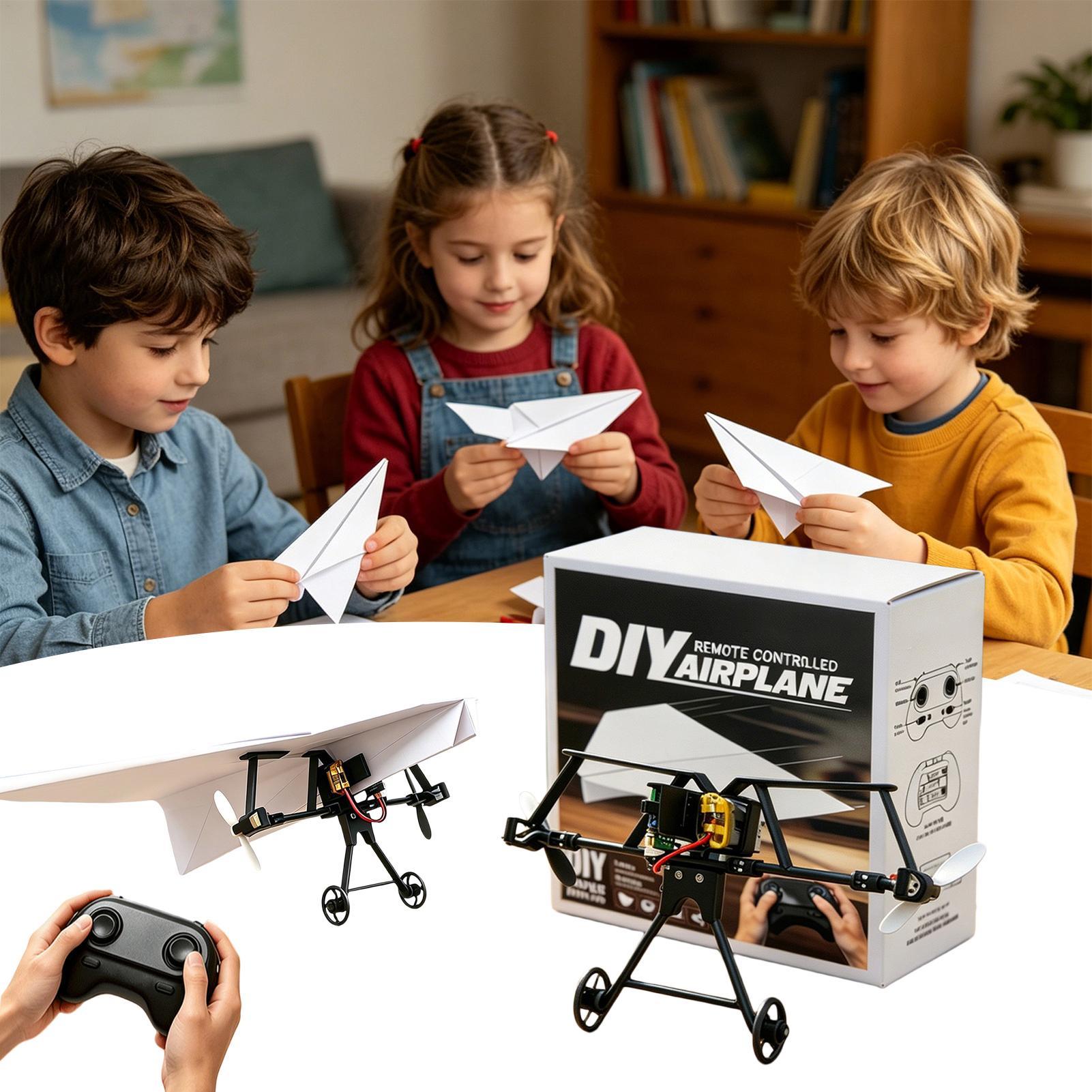 Kids Outdoor Equipment - Kit Fai-da-Te per Aeroplanino di Carta