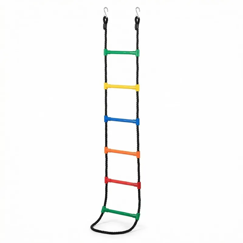 Kids Outdoor Ladder - Scala a Corda in Plastica Colorata