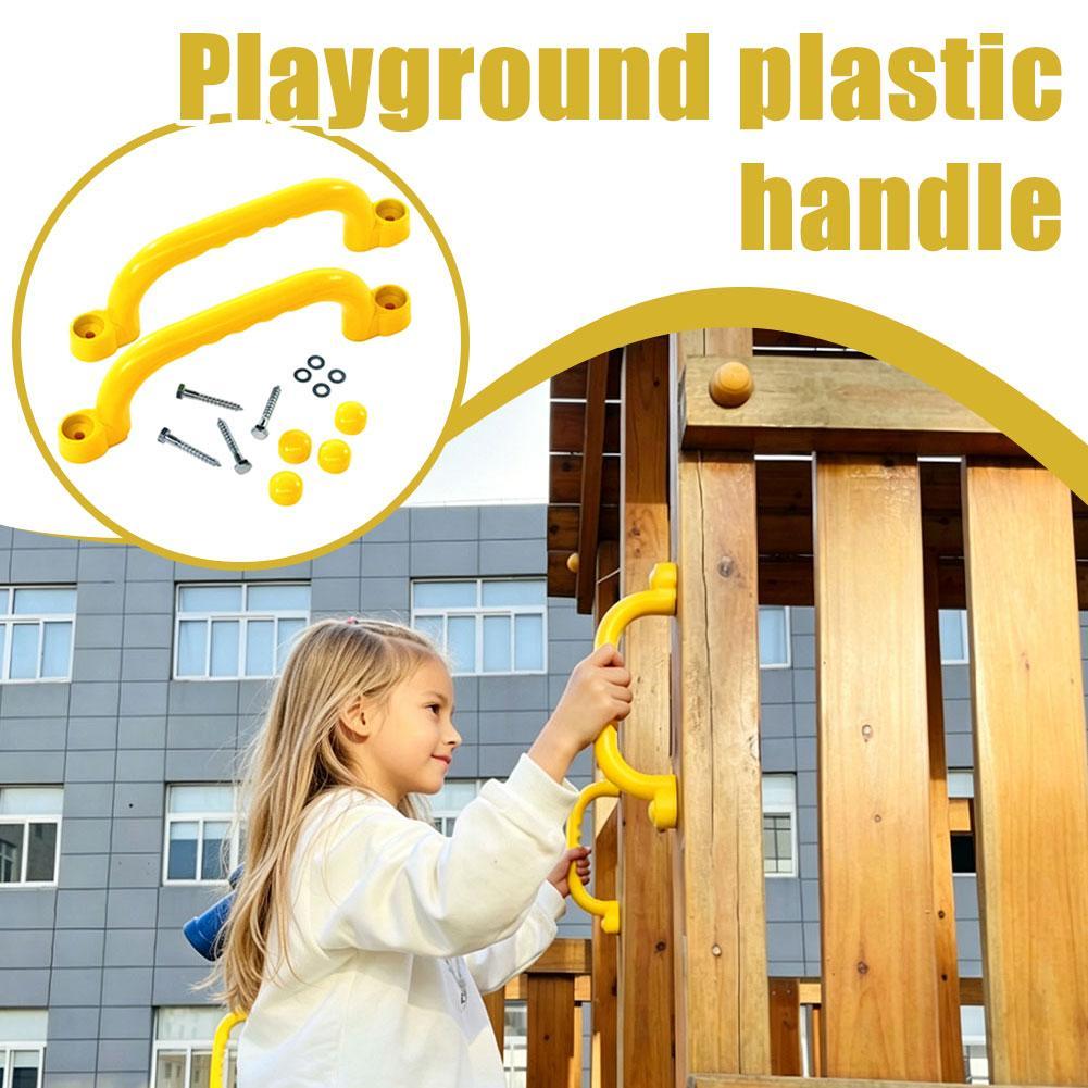 Kids Outdoor Gym Equipment - Maniglie di sicurezza per parco giochi,