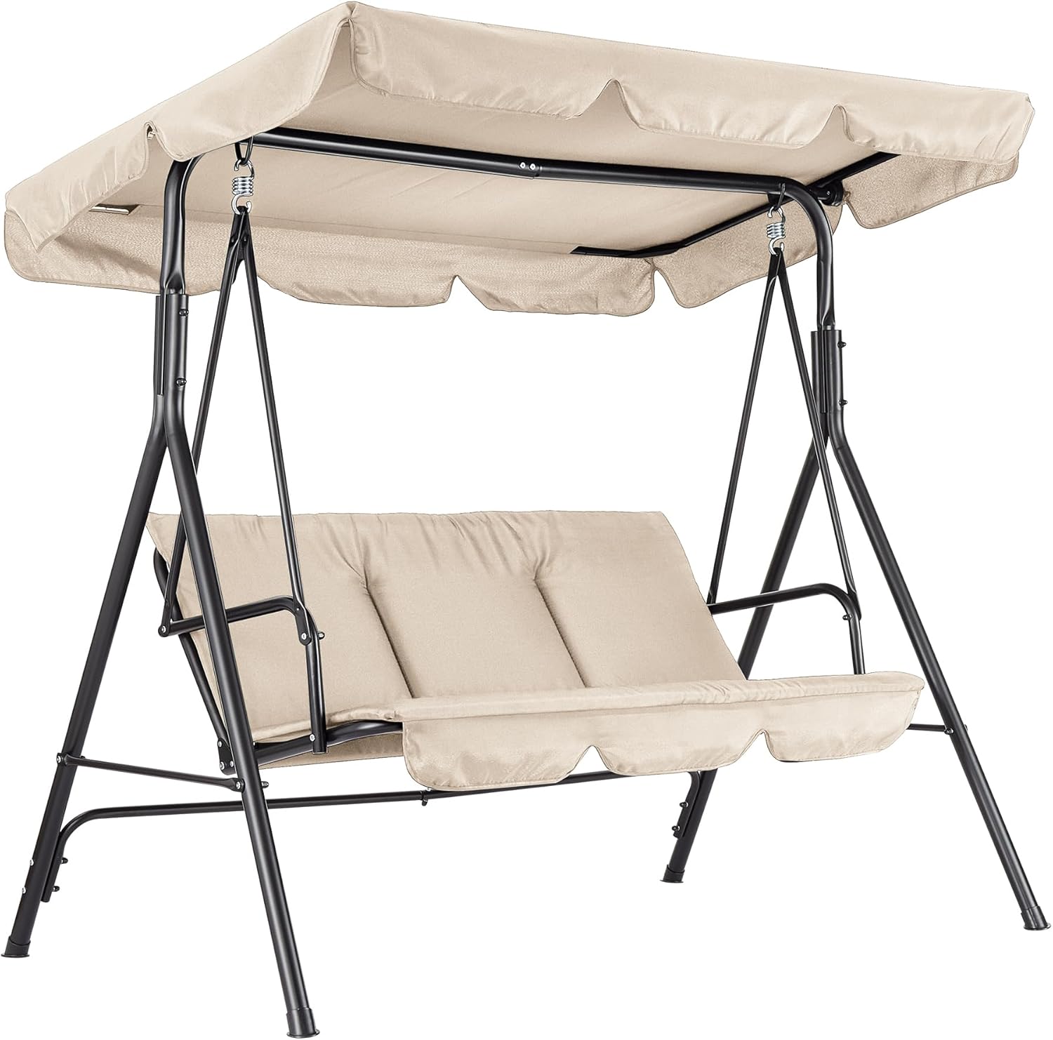 Kids Outdoor Lawn Chair - Dondolo da Esterno con Tettuccio Regolabile,