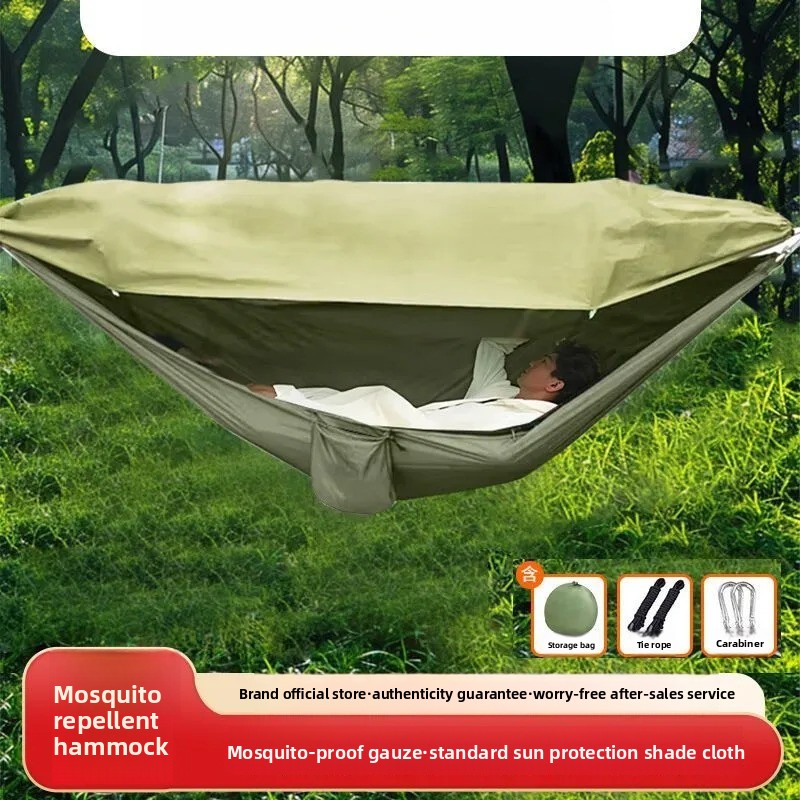 Kids Outdoor Hammock Swing - Amaca in rete con zanzariera e