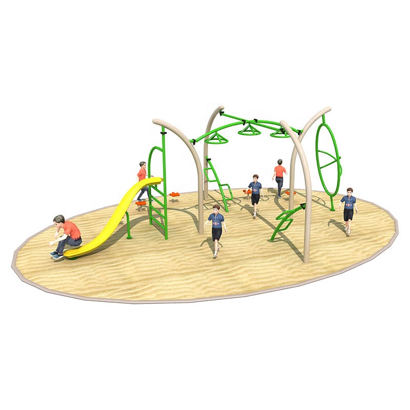 Kids Outdoor Gym Equipment - Pannelli in metallo per parete da