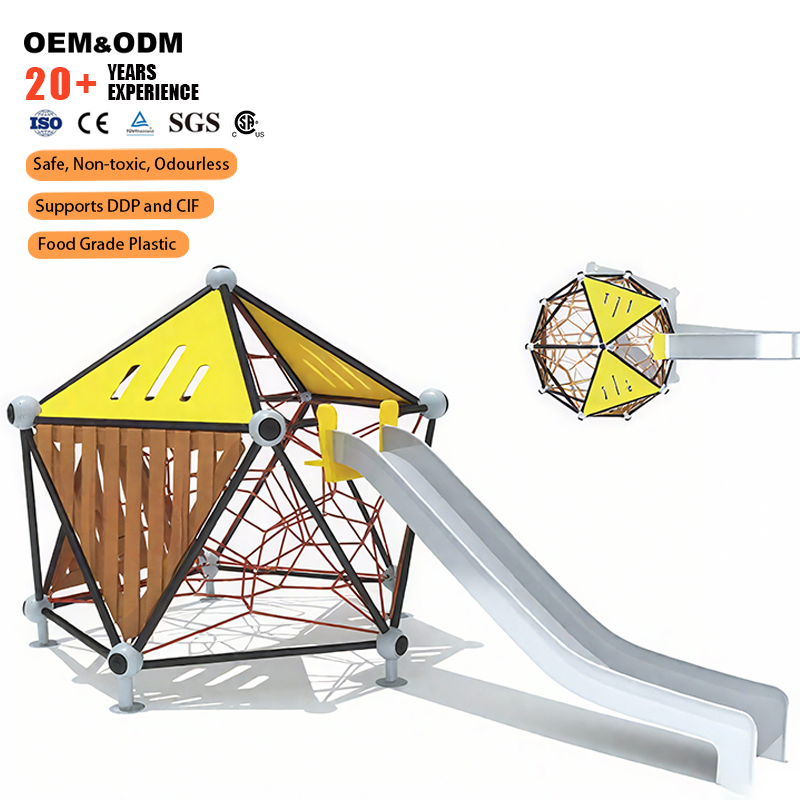 Kids Outdoor Climbing Dome - Scivolo per Bambini a Cupola Geodetica