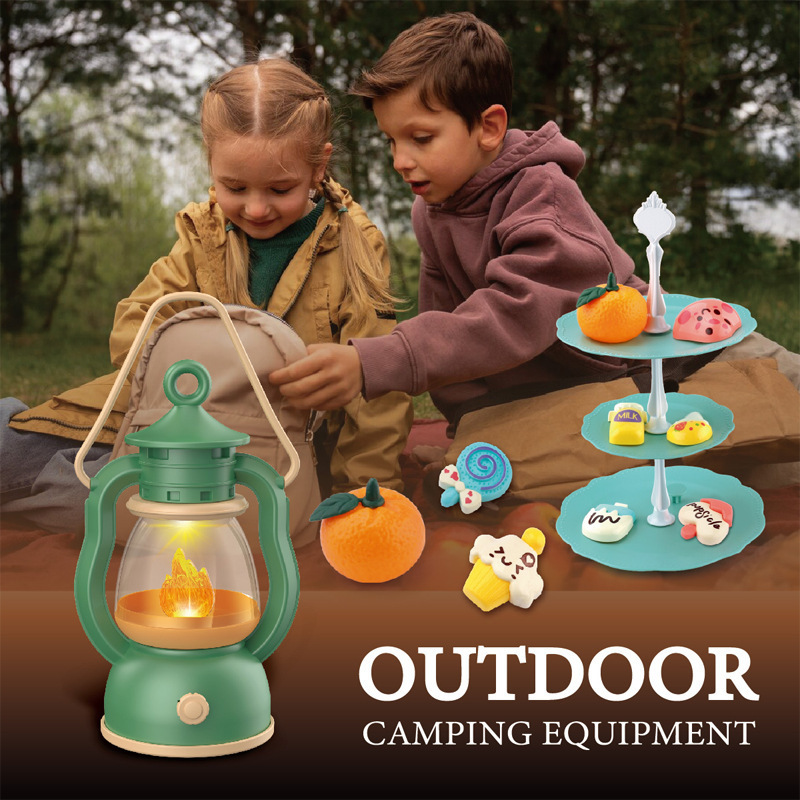 Kids Outdoor Lights - Set da campeggio per bambini Falò
