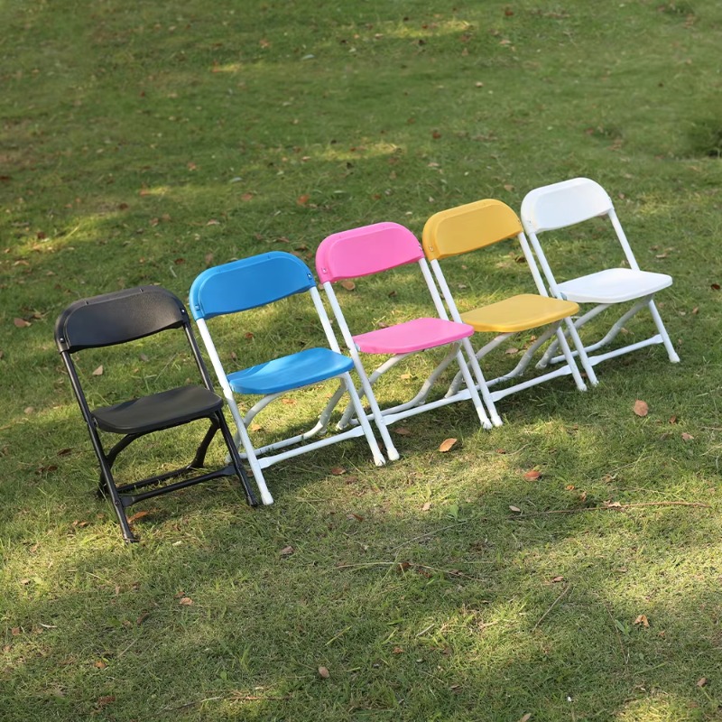 Kids Outdoor Folding Chair - Sedia Pieghevole in Acciaio e Plastica