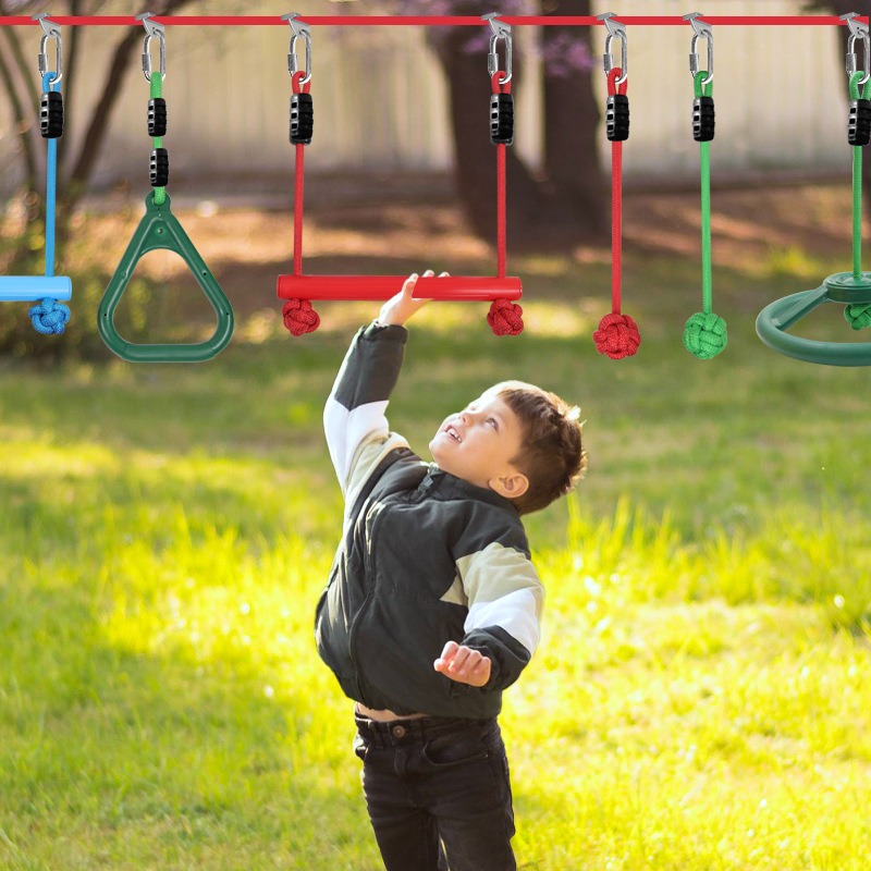 Kids Outdoor Gym Equipment - Set di Giochi Sportivi per Bambini