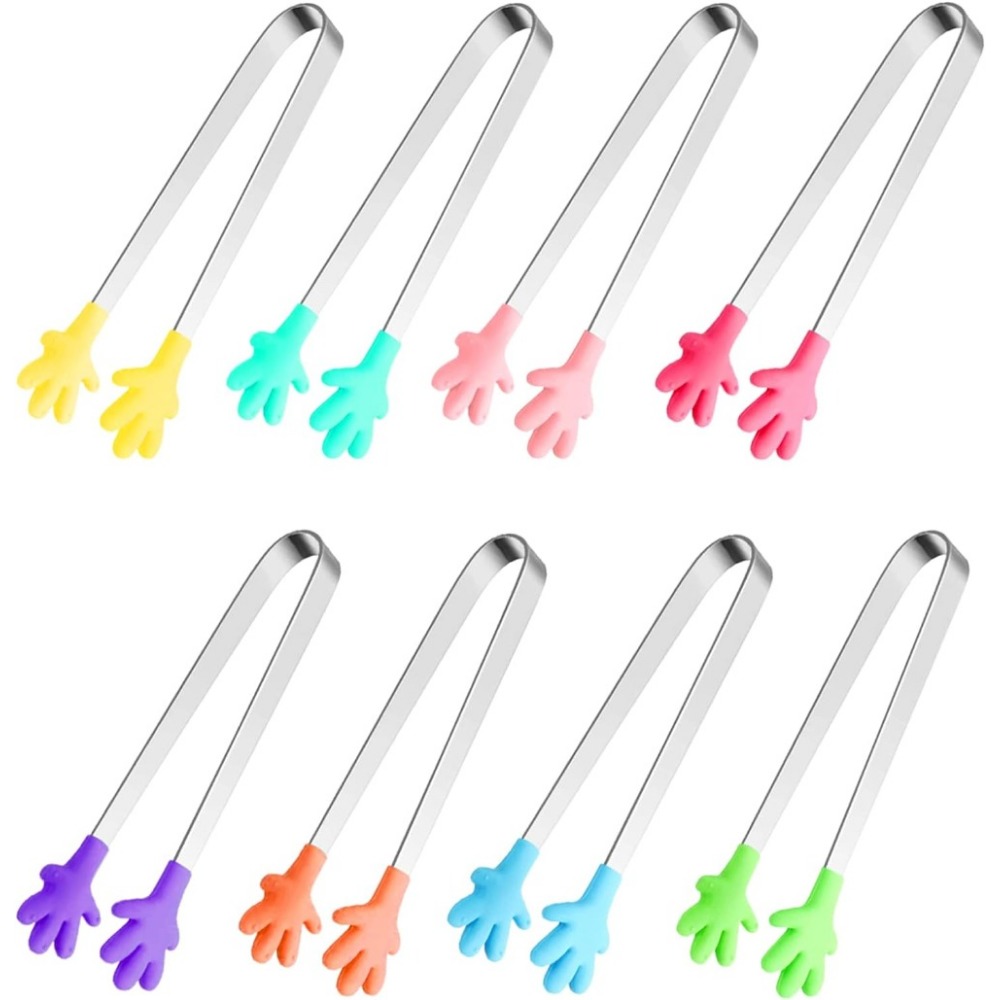 Kids Outdoor Bbq - Mini pinze in silicone da 8