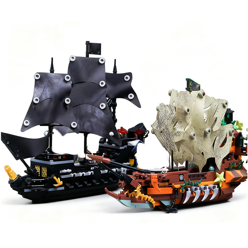 Lego Set Creator - Creativo MOC Barca da pirata Nave