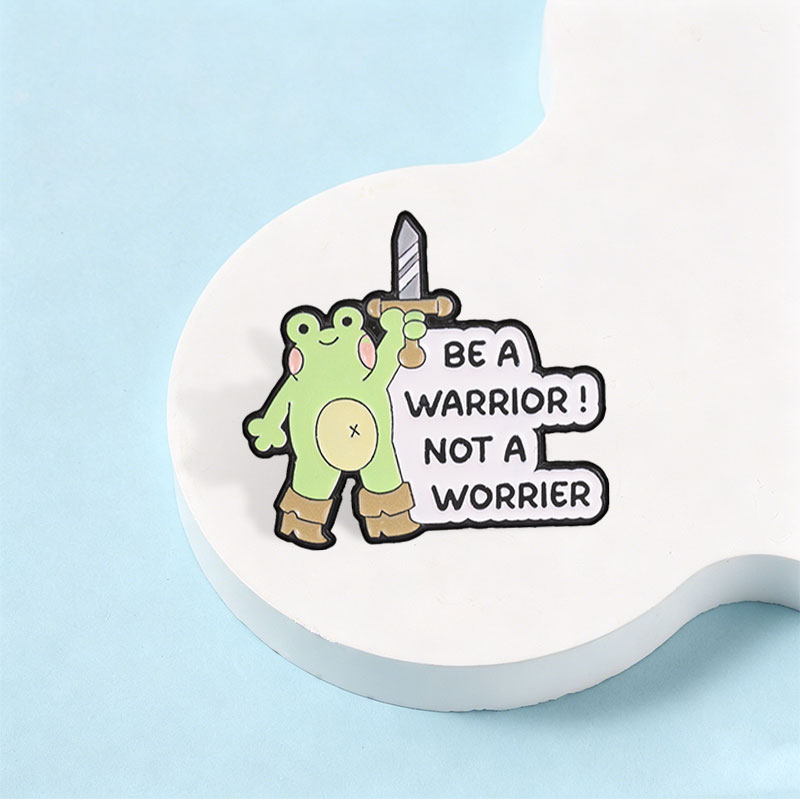 Spilla in smalto 'Be A Warrior - Bubble Sword Wand recensione e prezzo