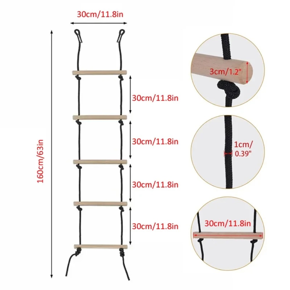 Scala di Corda per Arrampicata - Kids Outdoor Ladder recensione e prezzo
