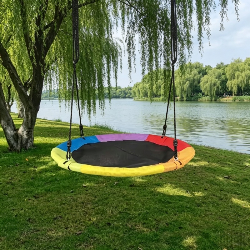 Amaca circolare in tela Oxford - Kids Outdoor Hammock Swing recensione e prezzo