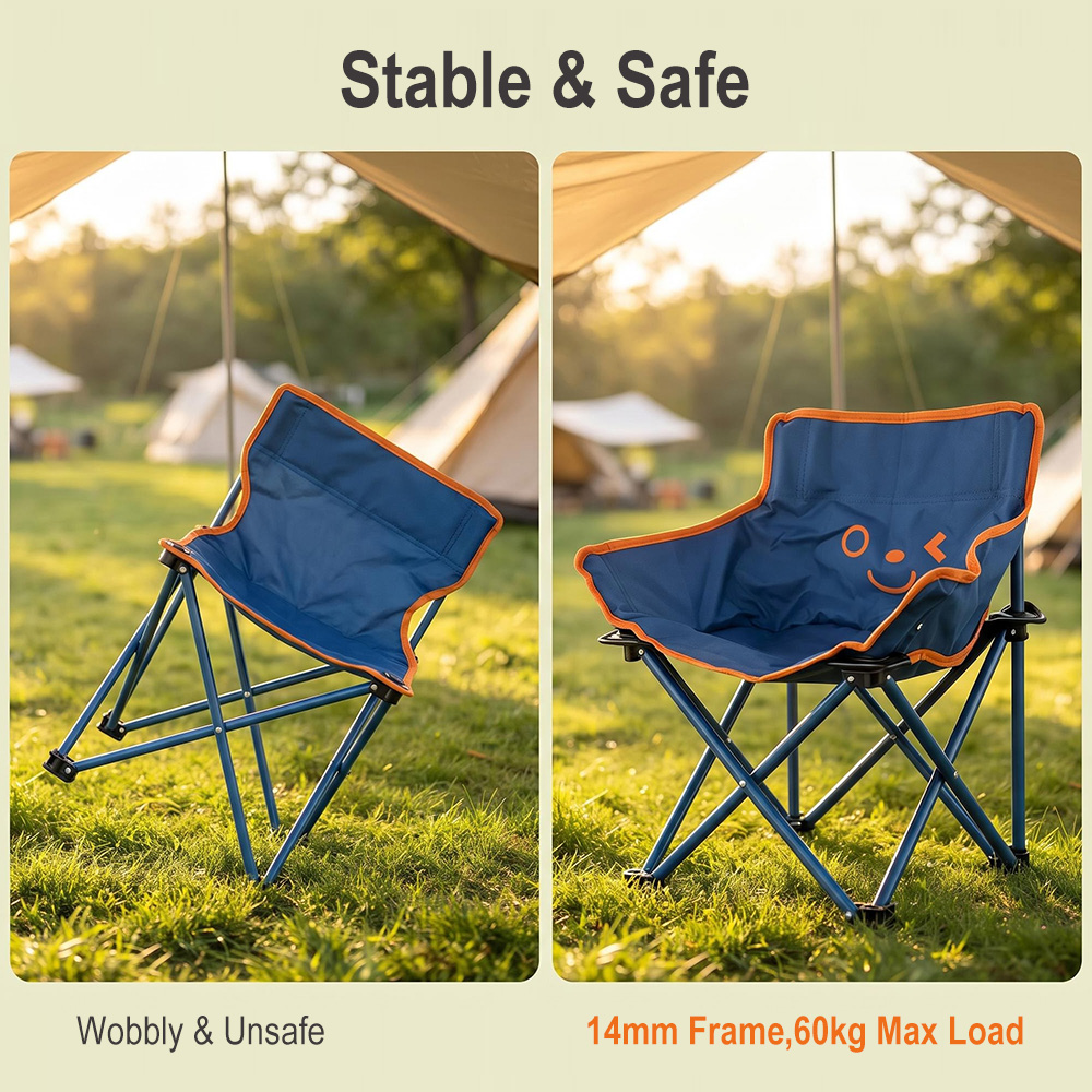 Sedia a Luna Pieghevole per Ba - Kids Outdoor Lawn Chair recensione e prezzo