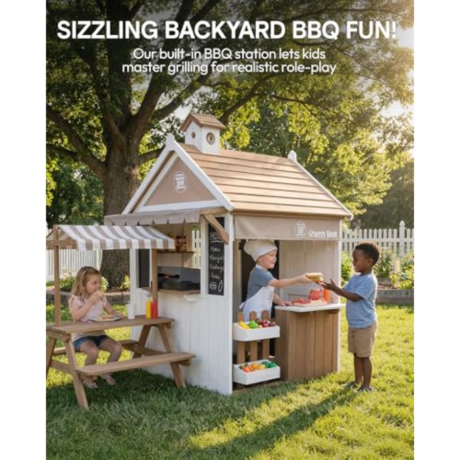 Casetta da gioco per bambini d - Kids Outdoor Bbq recensione e prezzo
