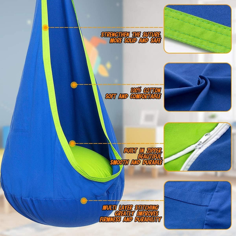 Sedia a dondolo sospesa per ba - Kids Outdoor Hammock Swing recensione e prezzo