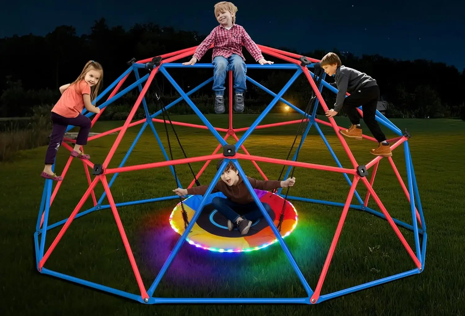 Set Altalena a Cupola Hapfan c - Kids Outdoor Climbing Dome recensione e prezzo
