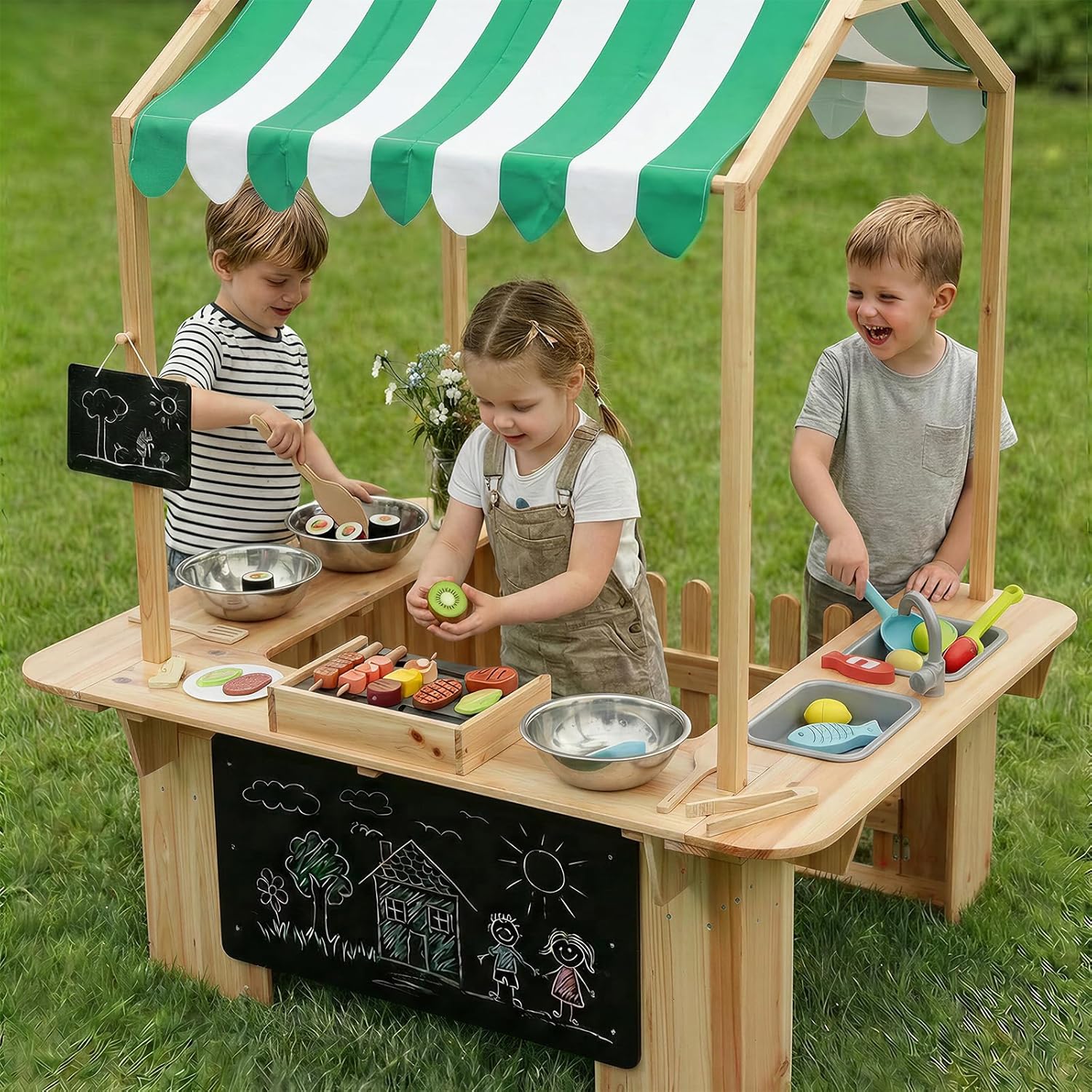 Casetta da gioco per bambini a - Kids Outdoor Bbq recensione e prezzo