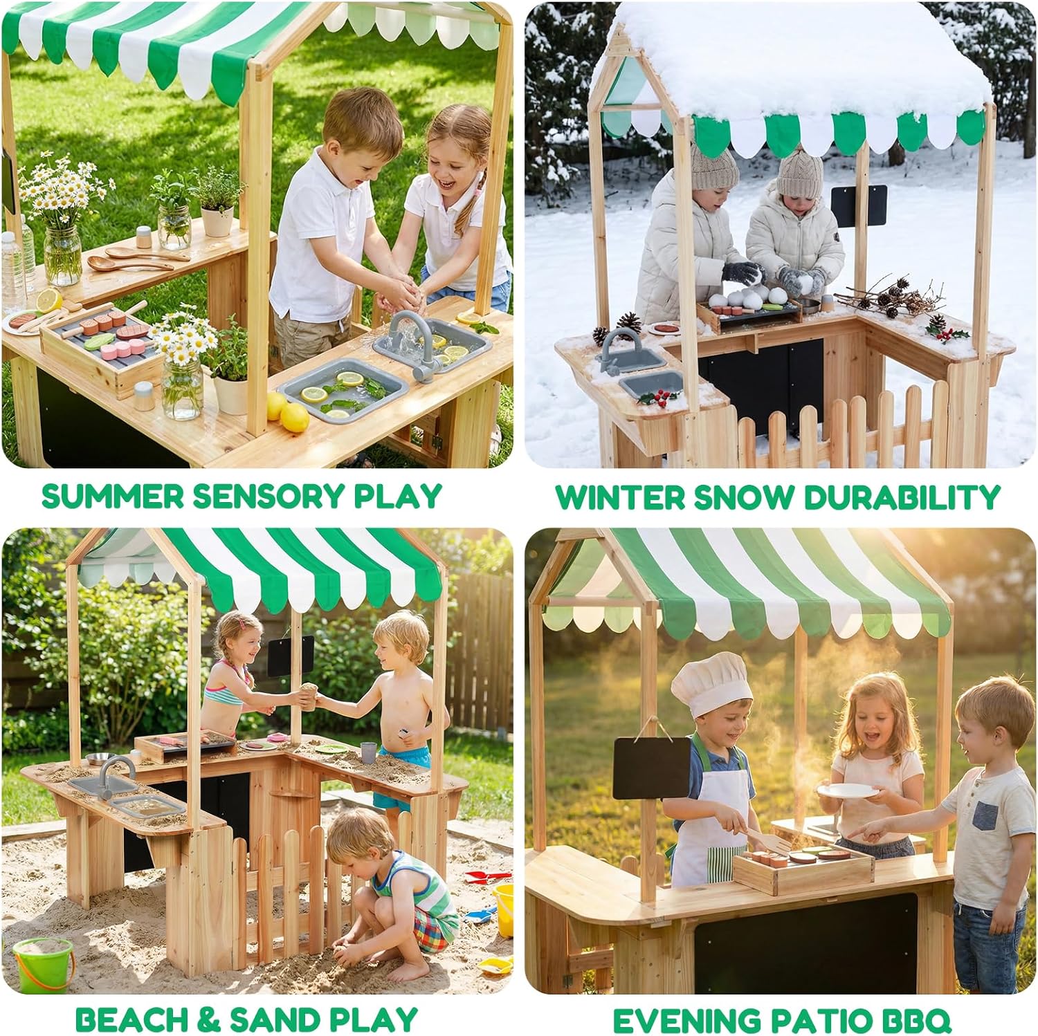 Casetta da gioco per bambini a - Kids Outdoor Bbq recensione e prezzo