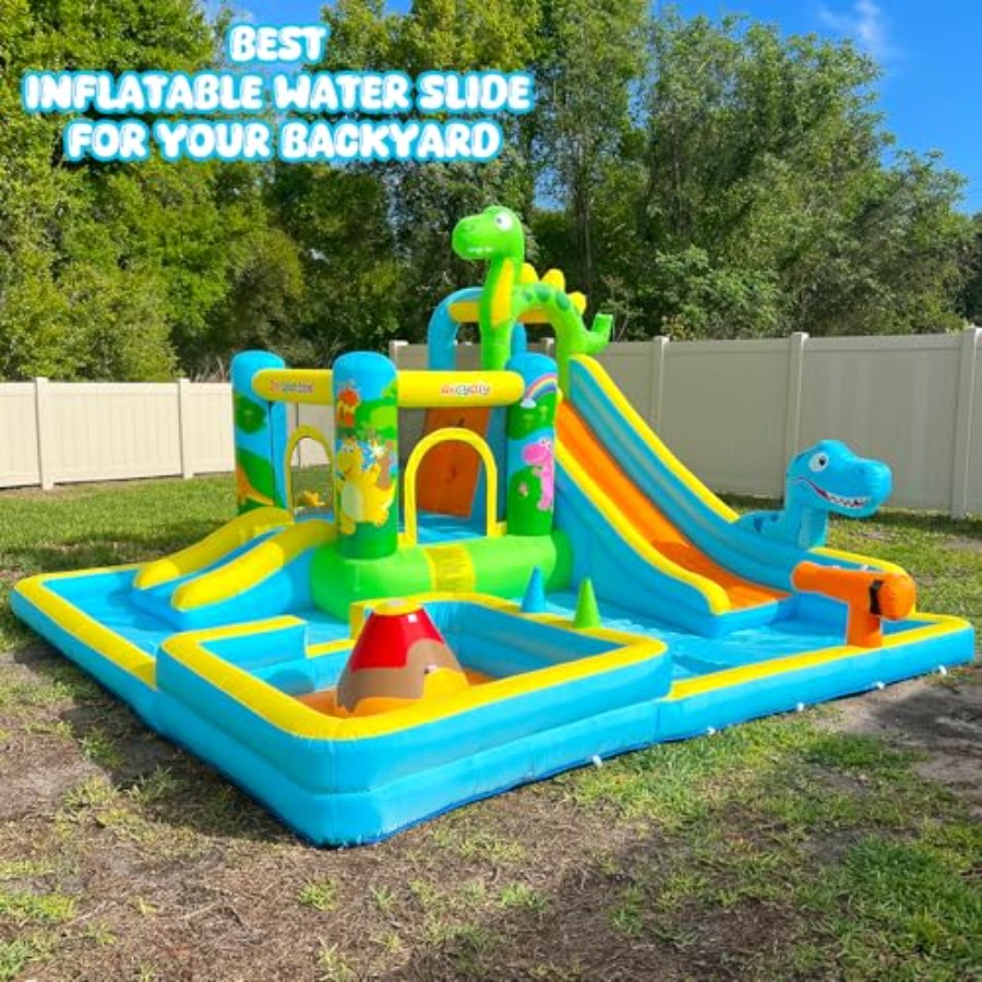 Scivolo acquatico gonfiabile d - Kids Outdoor House With Slide recensione e prezzo