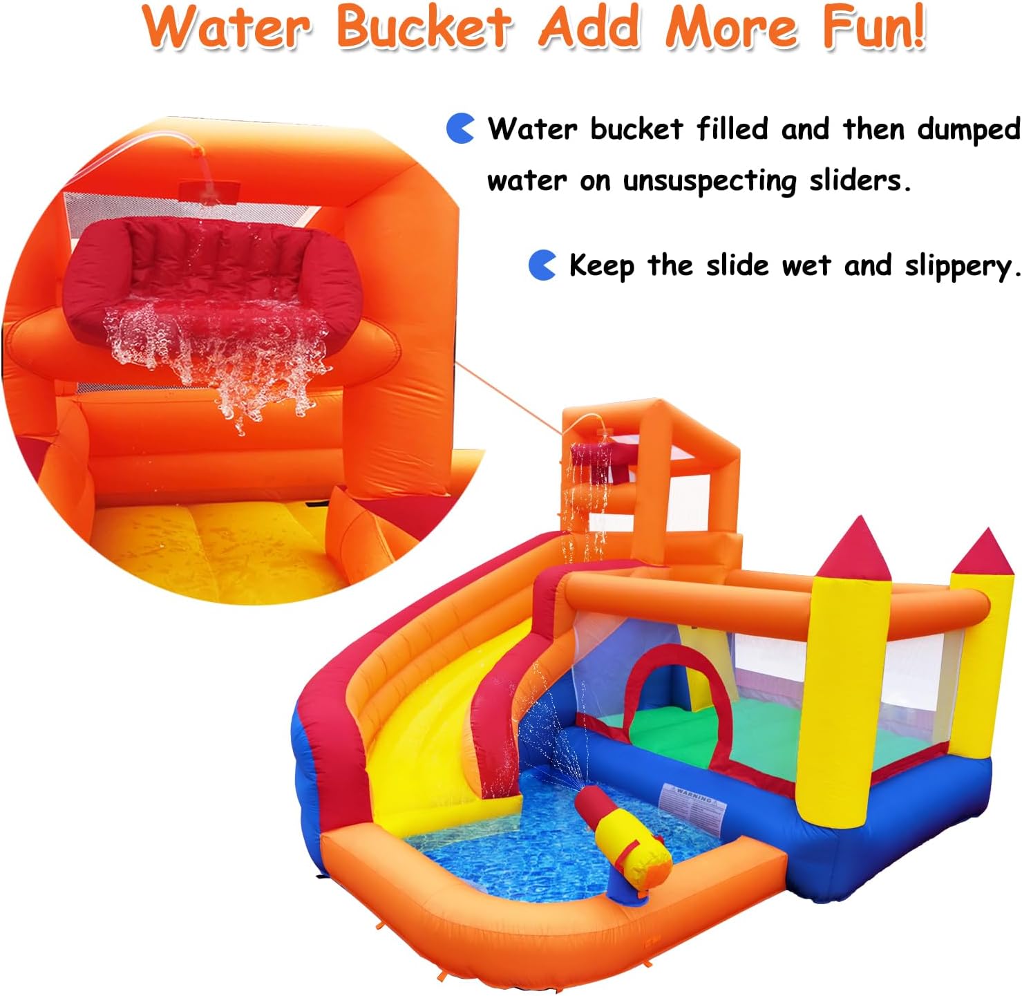 HuaKastro Scivolo d'Acqua Gonf - Kids Outdoor House With Slide recensione e prezzo