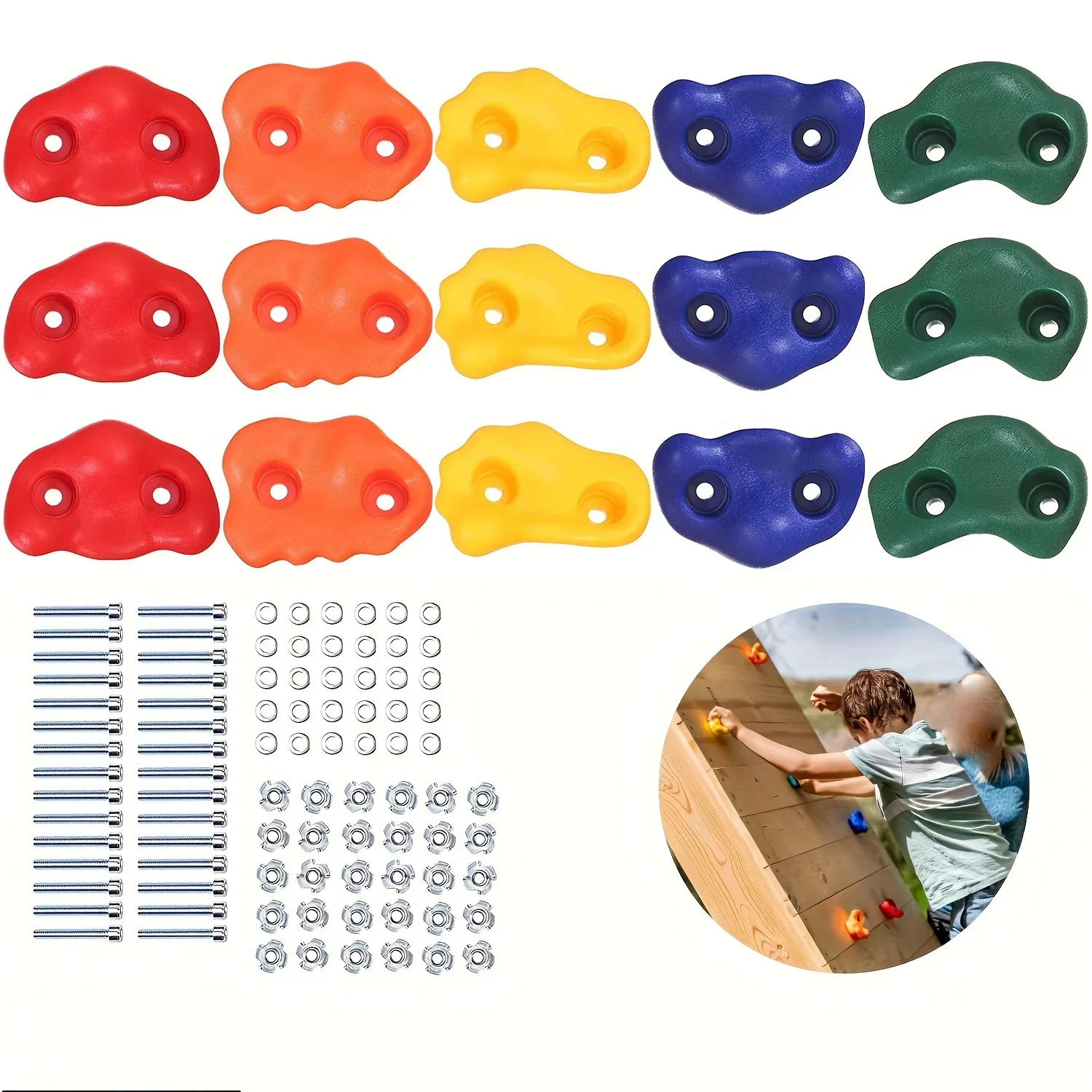 Pietre per Arrampicata per Bam - Kids Outdoor Climbing Structure recensione e prezzo