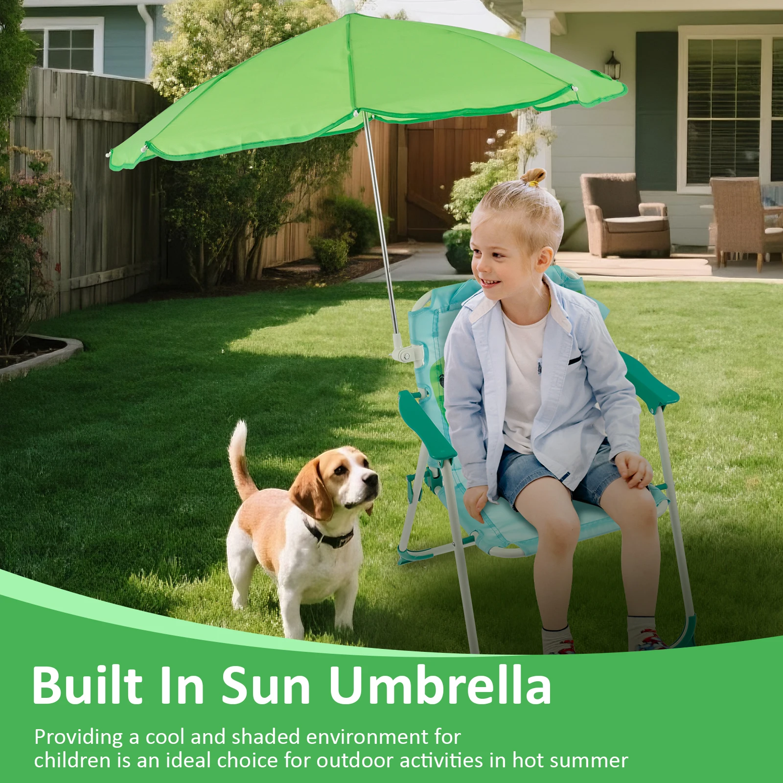 Sedia da spiaggia pieghevole p - Kids Outdoor Lounge Furniture recensione e prezzo