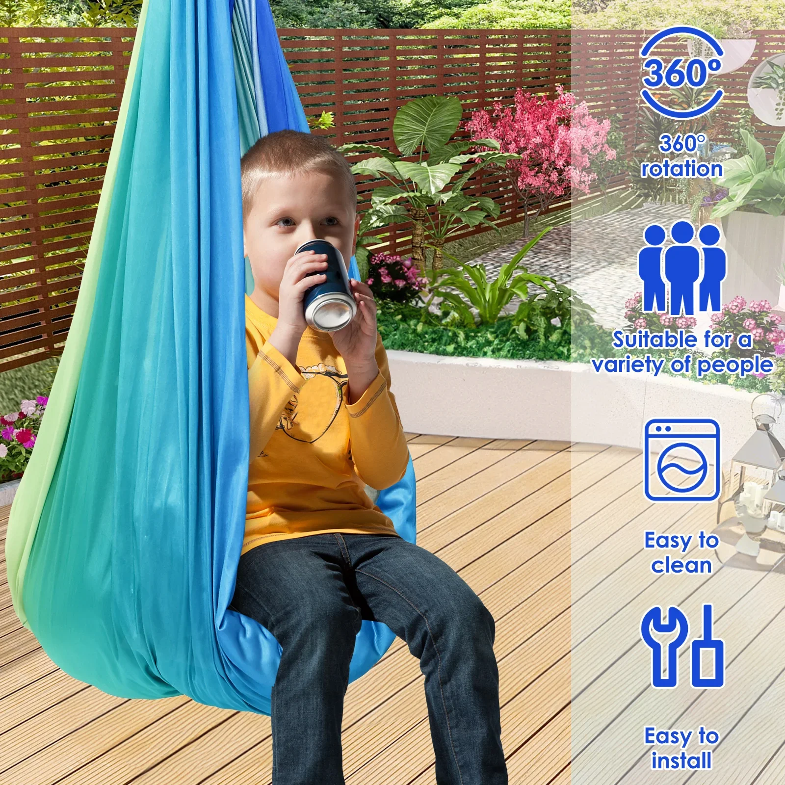 Altalena Sensoriale Confortevo - Kids Outdoor Hammock Swing recensione e prezzo