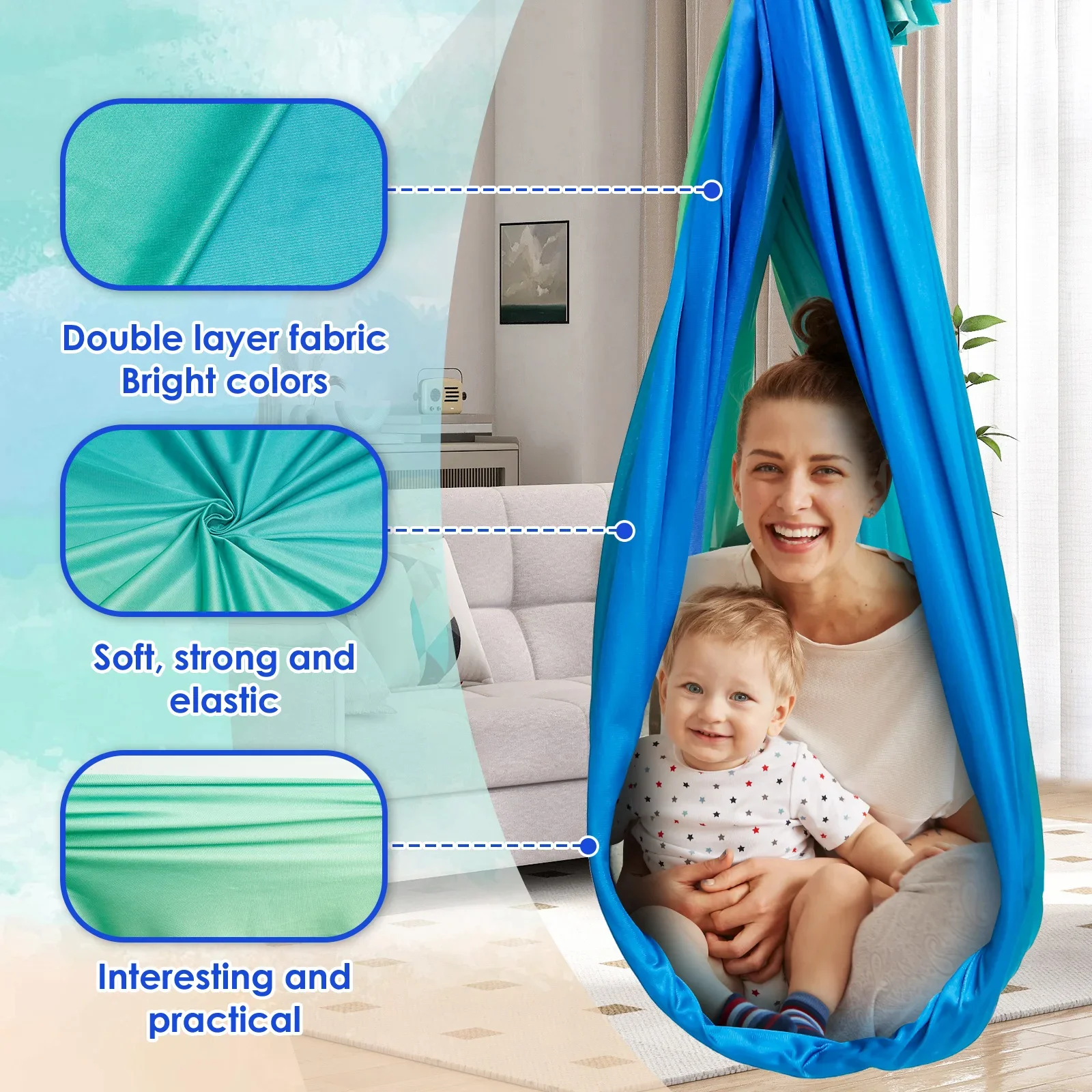 Altalena Sensoriale Confortevo - Kids Outdoor Hammock Swing recensione e prezzo