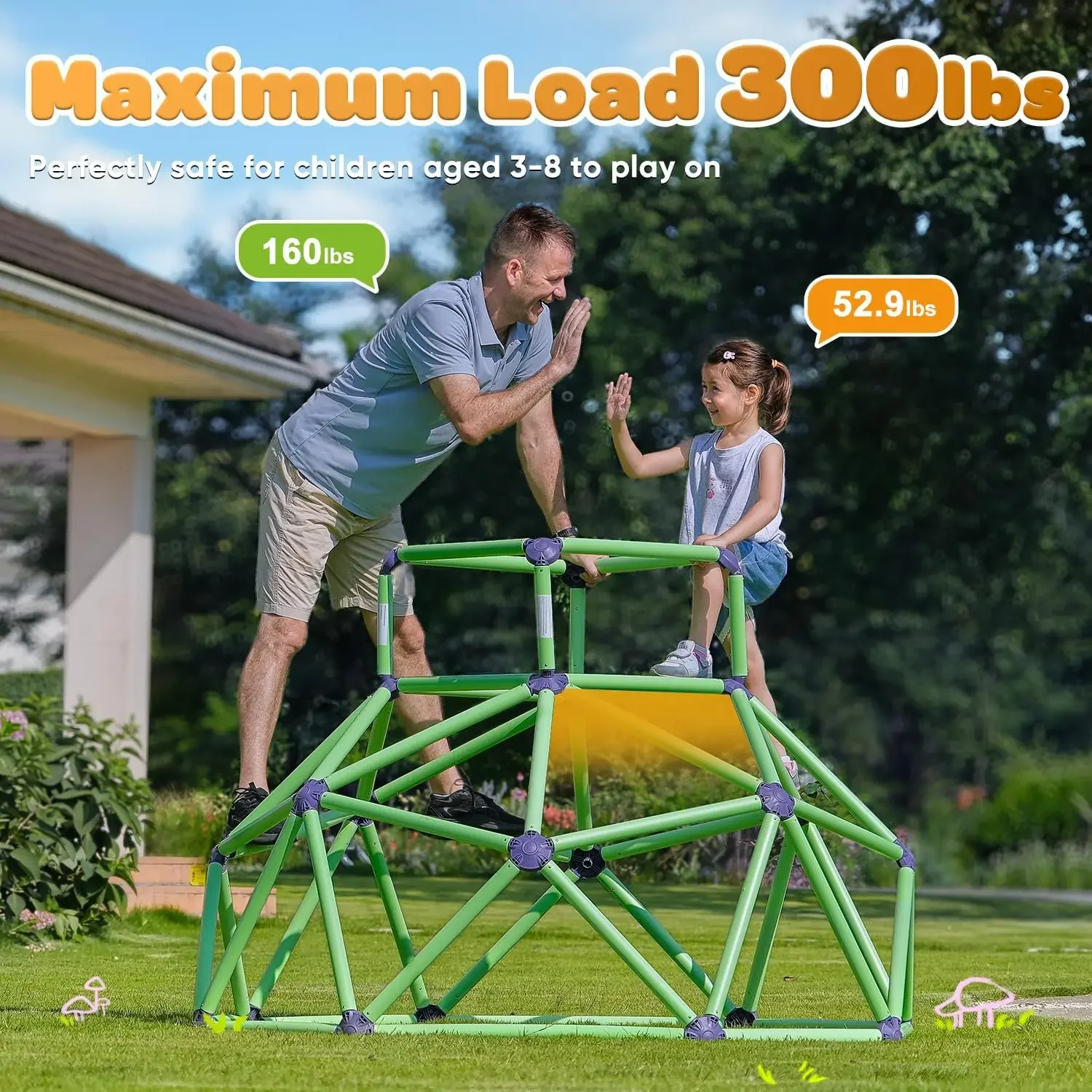 Zupapa Monkey Bars Climbing Do - Kids Outdoor Climbing Dome recensione e prezzo