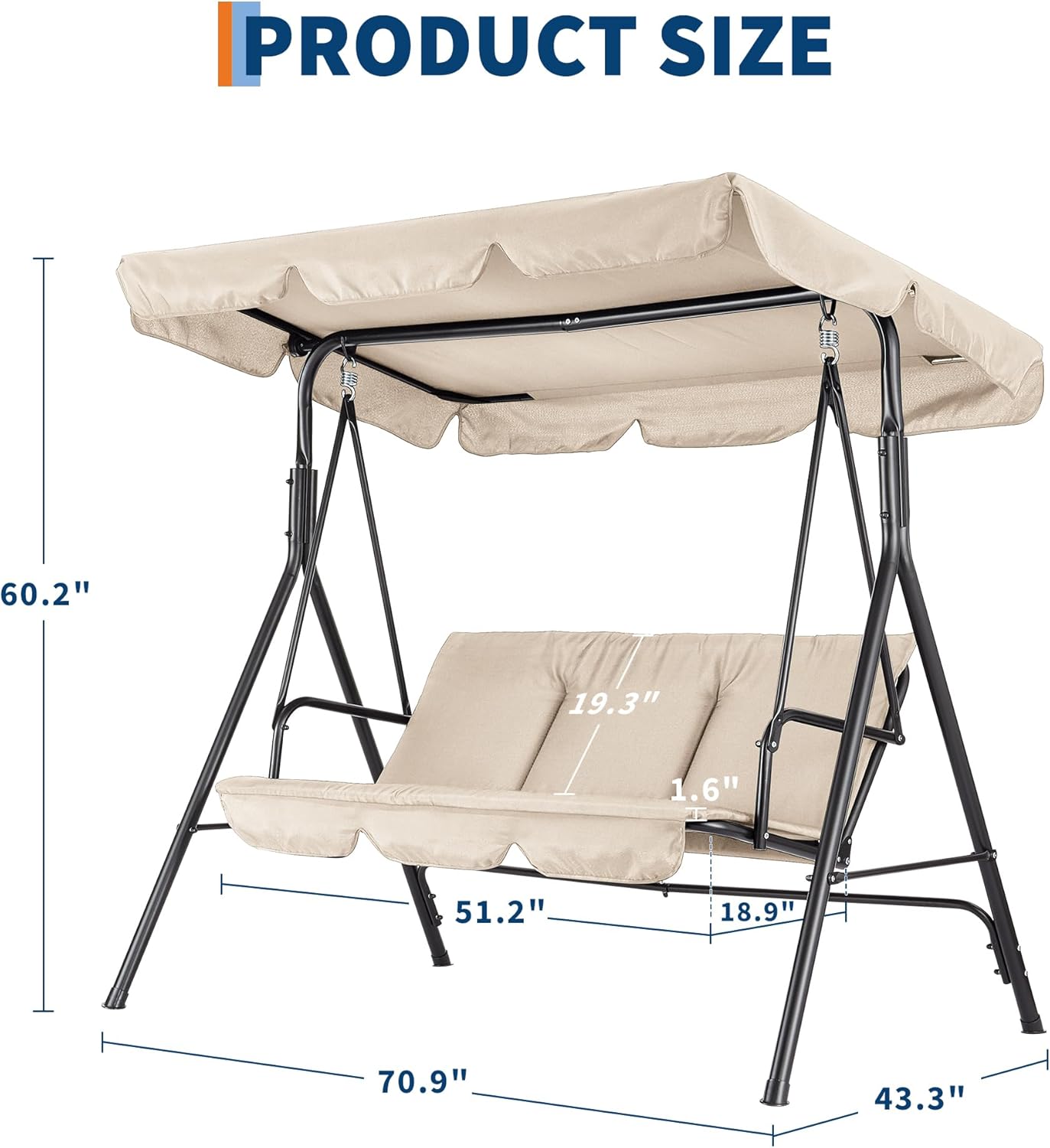 Dondolo da Esterno con Tettucc - Kids Outdoor Lawn Chair recensione e prezzo