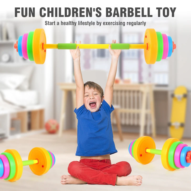 Set di manubri e bilanciere re - Kids Outdoor Gym Equipment recensione e prezzo