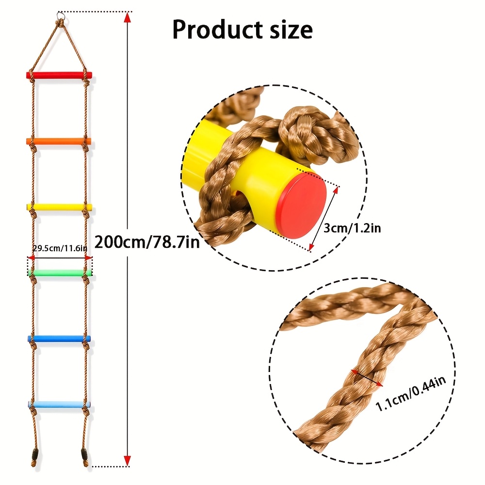 Scala da Arrampicata Colorata  - Kids Outdoor Ladder recensione e prezzo