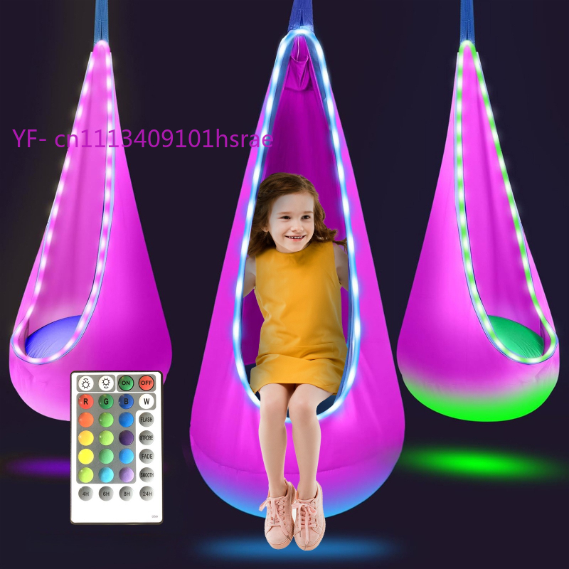 Amaca Gonfiabile Luminosa a LE - Kids Outdoor Hammock Swing recensione e prezzo