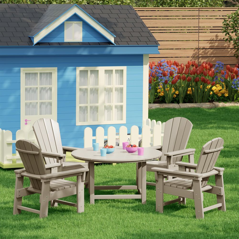 Set di 4 Sedie Adirondack per  - Kids Outdoor Lawn Chair recensione e prezzo