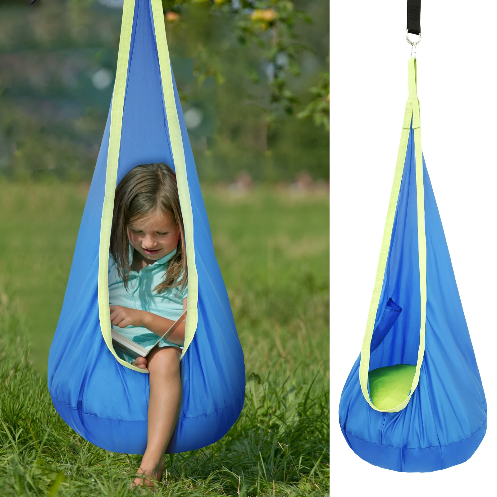 Sedia a dondolo sensoriale per - Kids Outdoor Hammock Swing recensione e prezzo