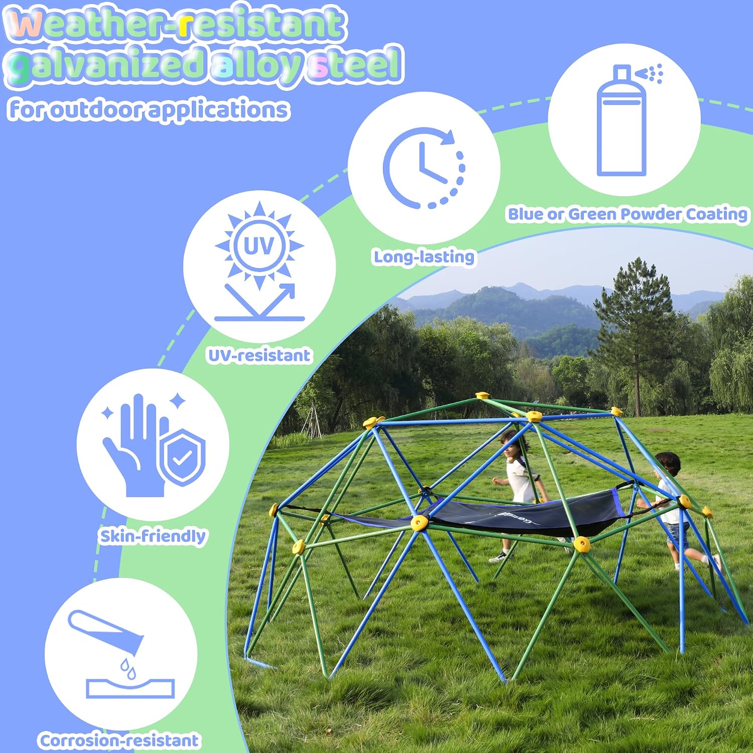 Cupola da Arrampicata da 3 Met - Kids Outdoor Climbing Dome recensione e prezzo