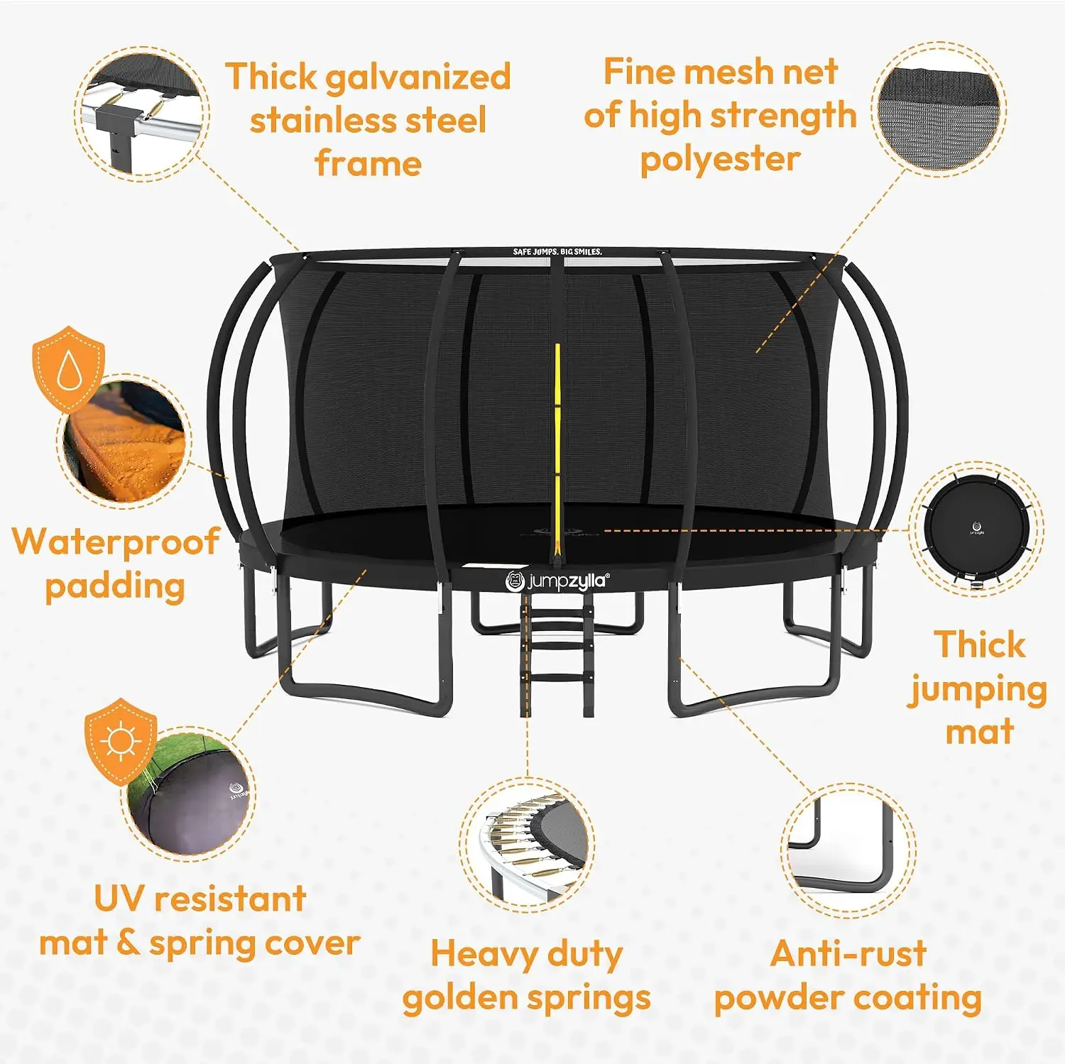 Trampolino da Esterno con Rete - Kids Outdoor Ladder recensione e prezzo