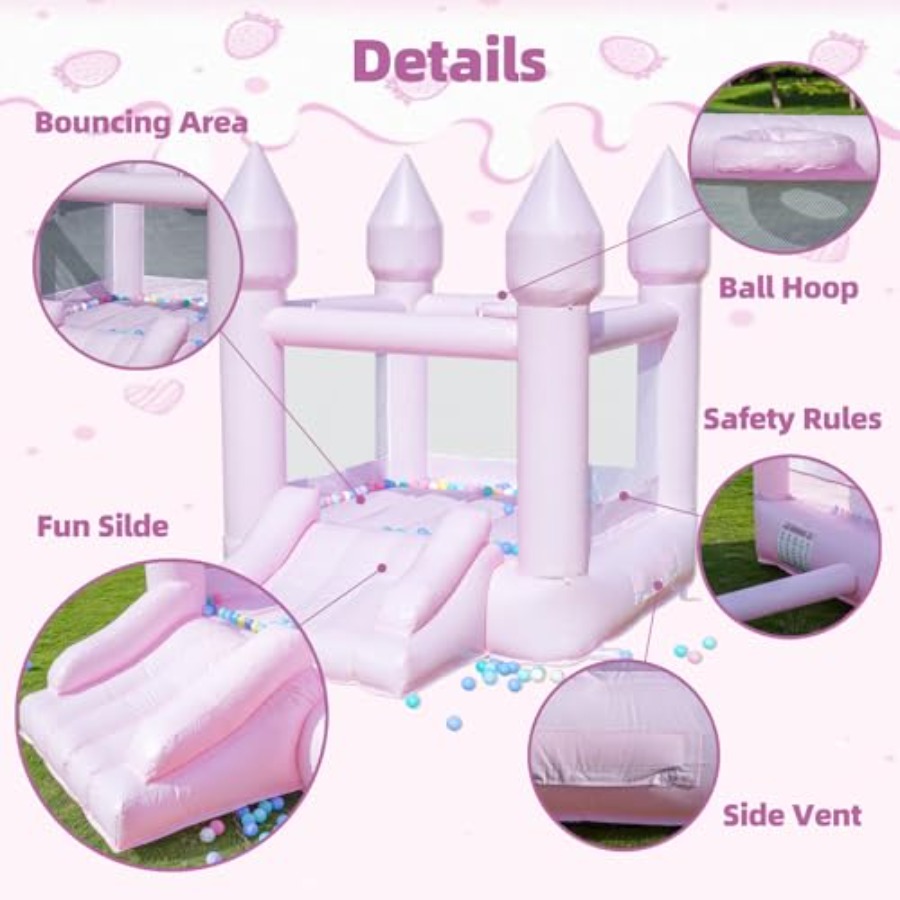 Castello gonfiabile in PVC per - Kids Outdoor House With Slide recensione e prezzo