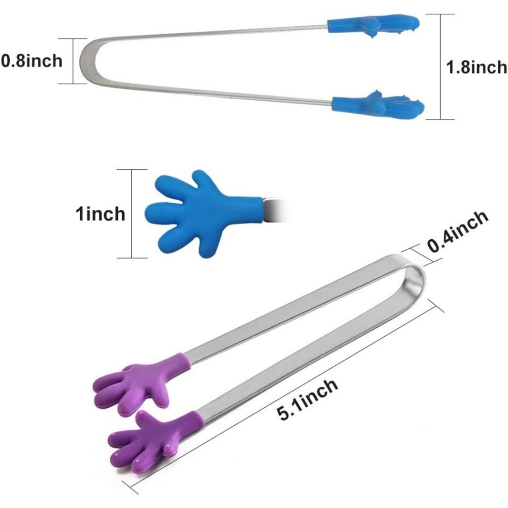 Mini pinze in silicone da 8 pe - Kids Outdoor Bbq recensione e prezzo
