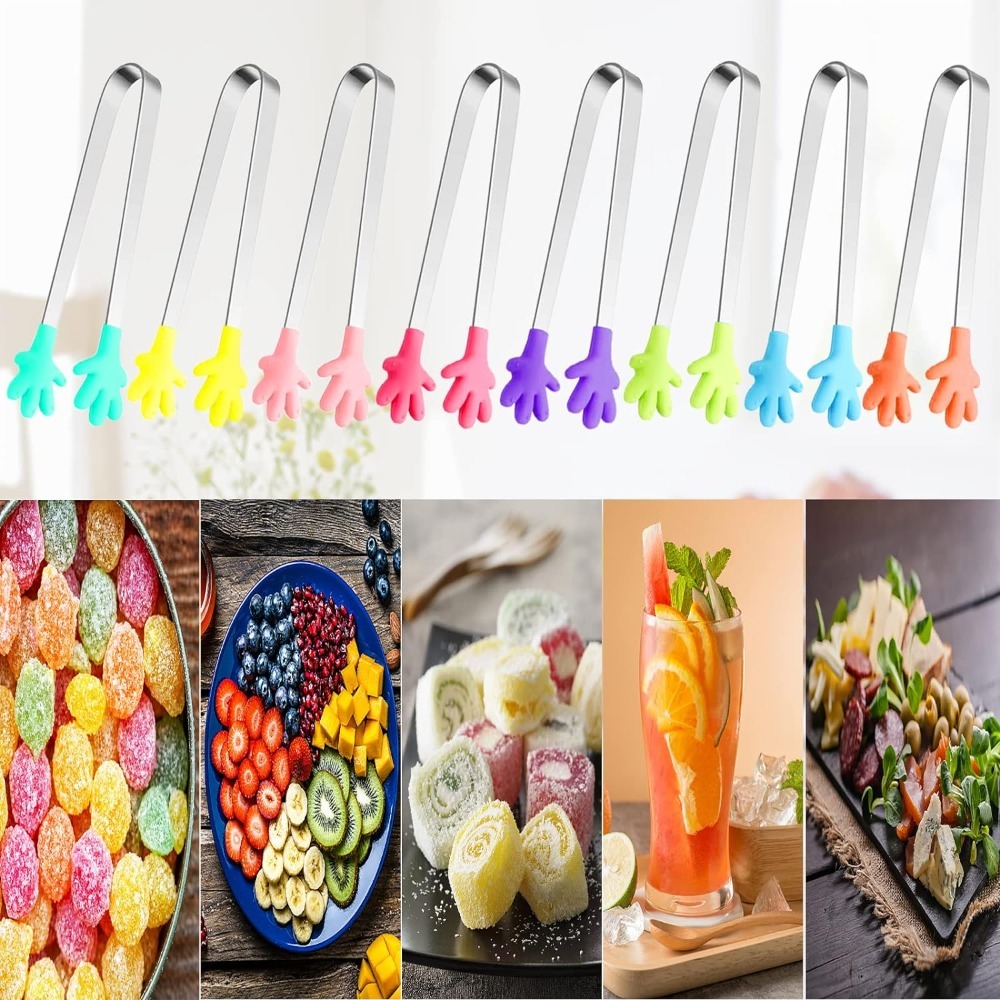 Mini pinze in silicone da 8 pe - Kids Outdoor Bbq recensione e prezzo