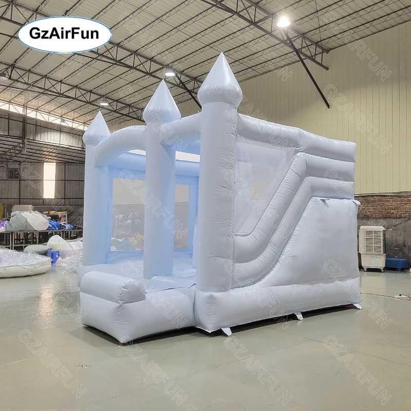Castello Gonfiabile Bianco per - Kids Outdoor House With Slide recensione e prezzo