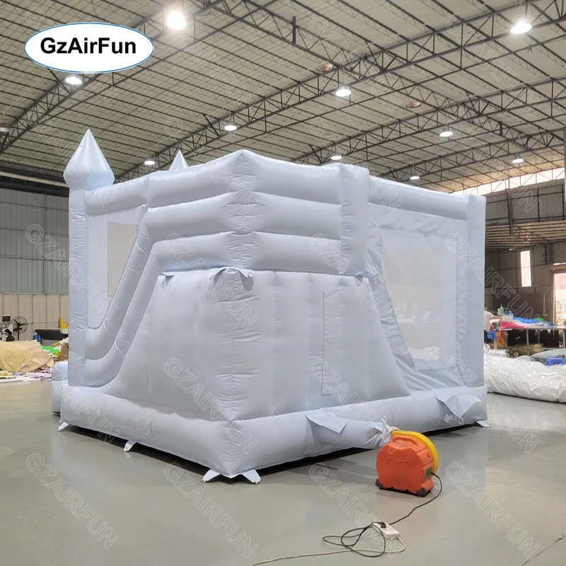 Castello Gonfiabile Bianco per - Kids Outdoor House With Slide recensione e prezzo